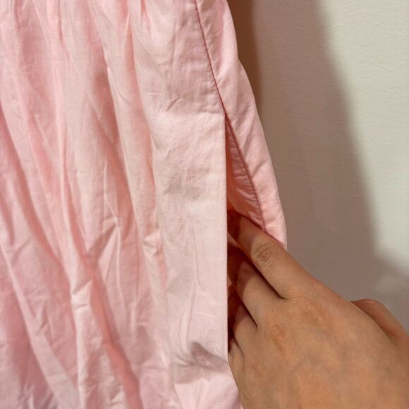 J Crew Colorblock Tiered Midi Dress Tie Front Cutout Sz 4 Easter July 4 - Picture 8 of 11